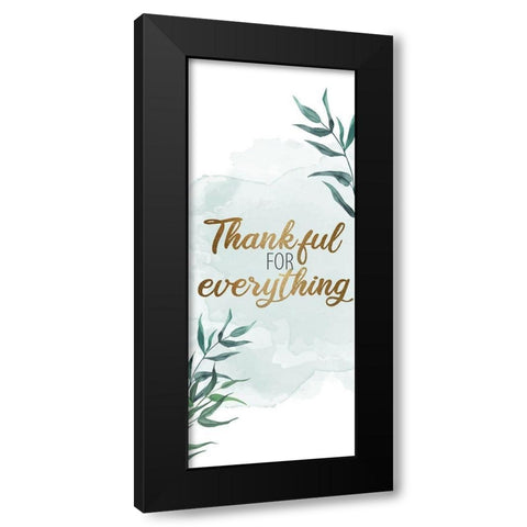 Gratitude Enough 6 Black Modern Wood Framed Art Print by Allen, Kimberly