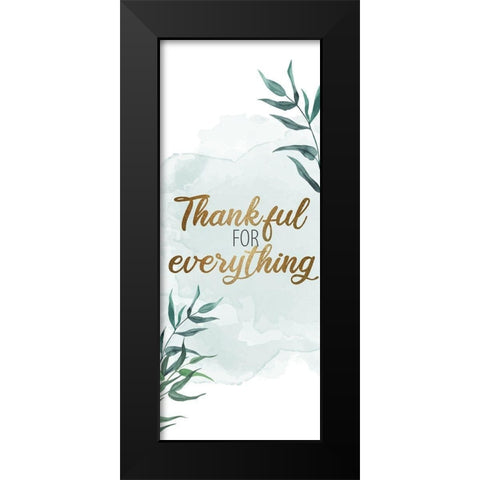 Gratitude Enough 6 Black Modern Wood Framed Art Print by Allen, Kimberly