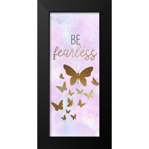 Be Butterflies 6 Black Modern Wood Framed Art Print by Allen, Kimberly