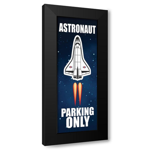 Space 1 Black Modern Wood Framed Art Print by Allen, Kimberly