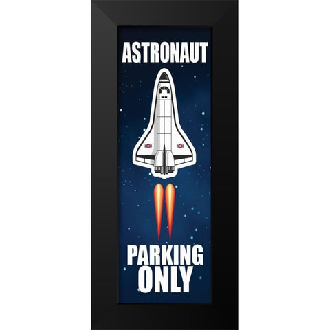 Space 1 Black Modern Wood Framed Art Print by Allen, Kimberly