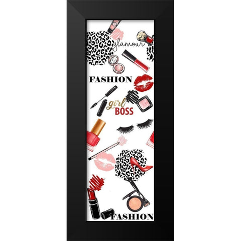 Fashionista 1 Black Modern Wood Framed Art Print by Allen, Kimberly