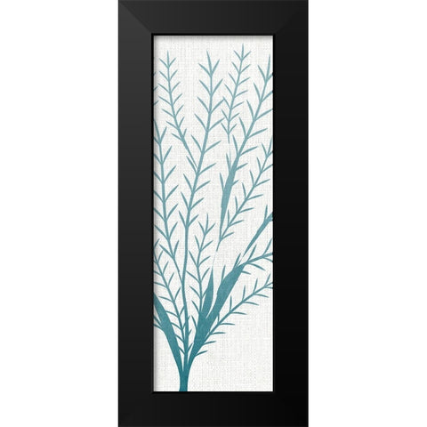 Seaweed Panel 2 Black Modern Wood Framed Art Print by Allen, Kimberly