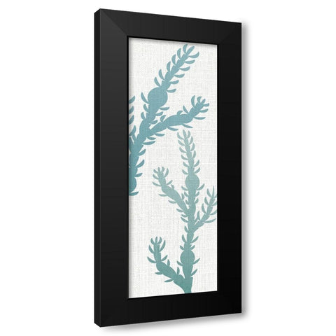 Seaweed Panel 3 Black Modern Wood Framed Art Print by Allen, Kimberly