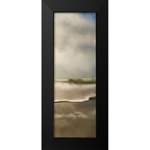 Golden Sea 3 Black Modern Wood Framed Art Print by Allen, Kimberly