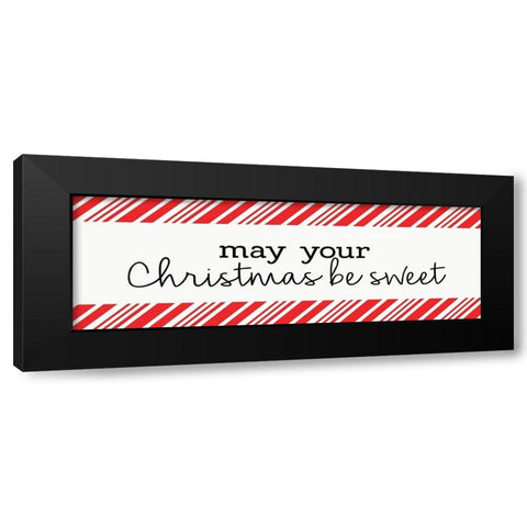 May Your Christmas be Sweet Black Modern Wood Framed Art Print by Allen, Kimberly