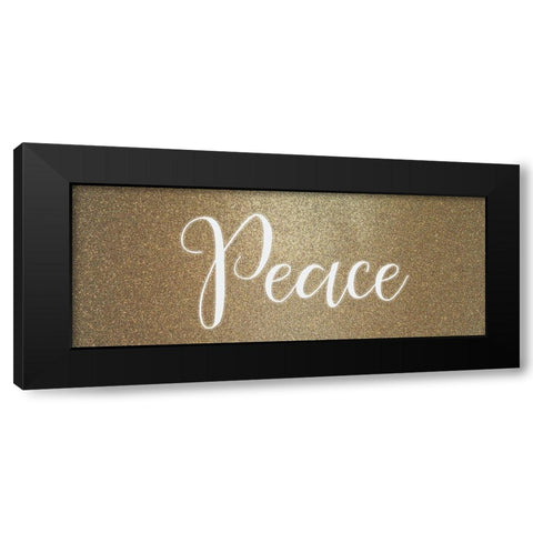 Peace Noel 1 Black Modern Wood Framed Art Print by Allen, Kimberly