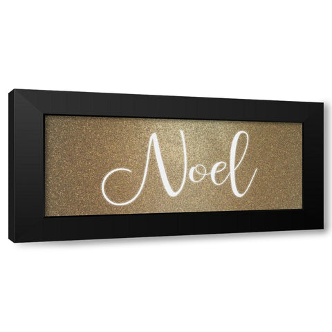 Peace Noel 2 Black Modern Wood Framed Art Print by Allen, Kimberly