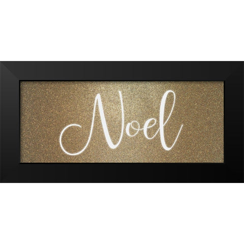 Peace Noel 2 Black Modern Wood Framed Art Print by Allen, Kimberly