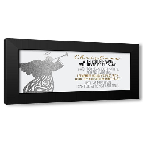 In Heaven Black Modern Wood Framed Art Print by Allen, Kimberly