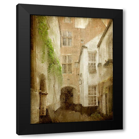 Along The Way Black Modern Wood Framed Art Print with Double Matting by Allen, Kimberly