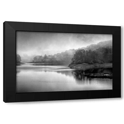 Dusk Black Modern Wood Framed Art Print by Allen, Kimberly