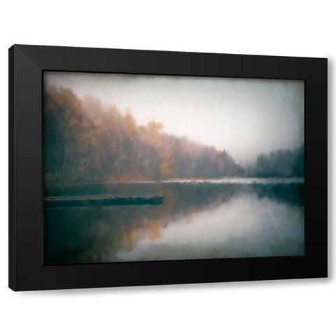 Cloudy Lake Black Modern Wood Framed Art Print with Double Matting by Allen, Kimberly