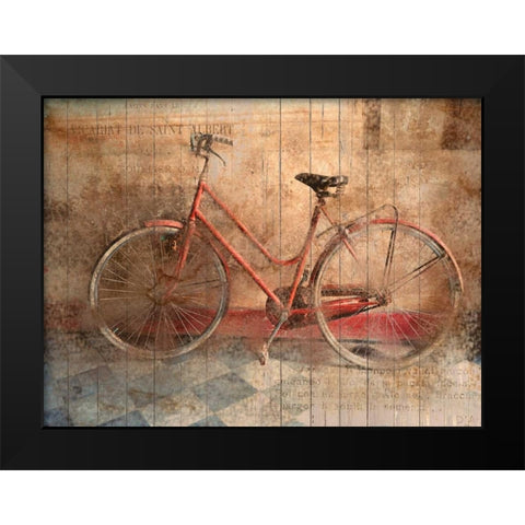 Rusty Bicycle Black Modern Wood Framed Art Print by Allen, Kimberly