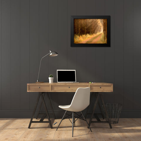 Road To Enlightenment Black Modern Wood Framed Art Print by Allen, Kimberly