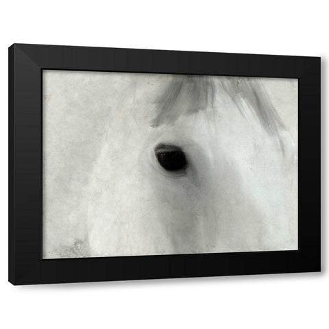 Serene Eyes Black Modern Wood Framed Art Print with Double Matting by Allen, Kimberly