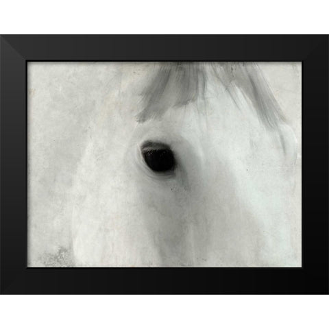 Serene Eyes Black Modern Wood Framed Art Print by Allen, Kimberly