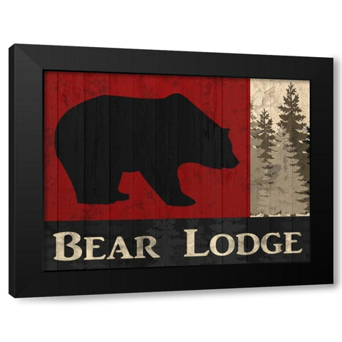 ear Lodge Black Modern Wood Framed Art Print by Allen, Kimberly