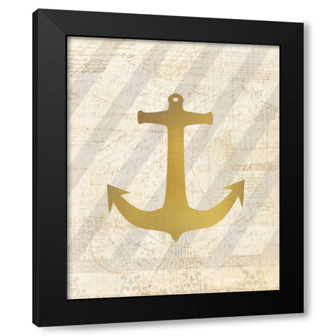 On The Coast 1 Black Modern Wood Framed Art Print by Allen, Kimberly
