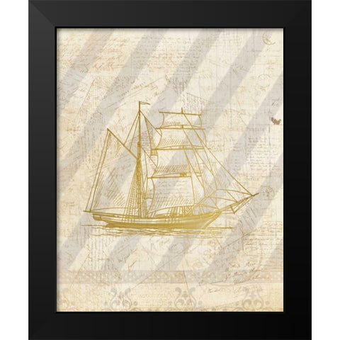 On The Coast  2 Black Modern Wood Framed Art Print by Allen, Kimberly