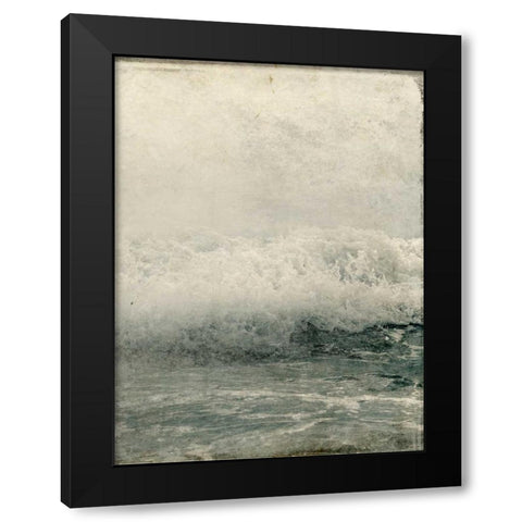 Ocean Waves 2 Black Modern Wood Framed Art Print with Double Matting by Allen, Kimberly