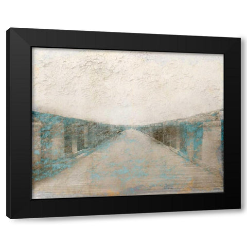 At The Pier Black Modern Wood Framed Art Print by Allen, Kimberly