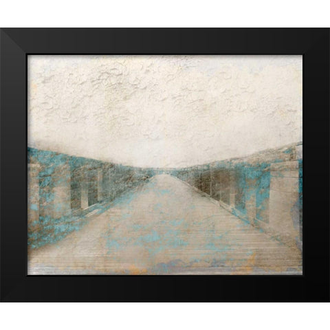 At The Pier Black Modern Wood Framed Art Print by Allen, Kimberly