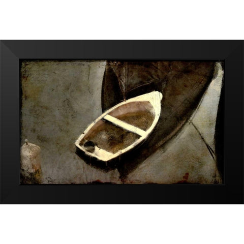 Reflection Black Modern Wood Framed Art Print by Allen, Kimberly