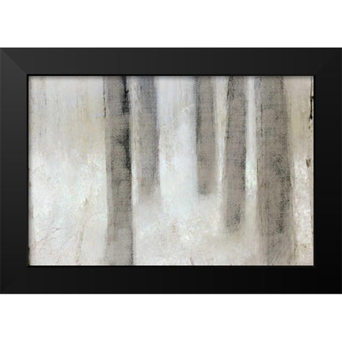Trunks Black Modern Wood Framed Art Print by Allen, Kimberly