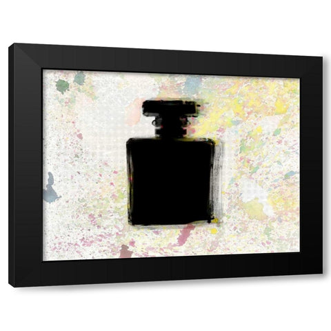 Perfume  Silhouette Black Modern Wood Framed Art Print with Double Matting by Allen, Kimberly