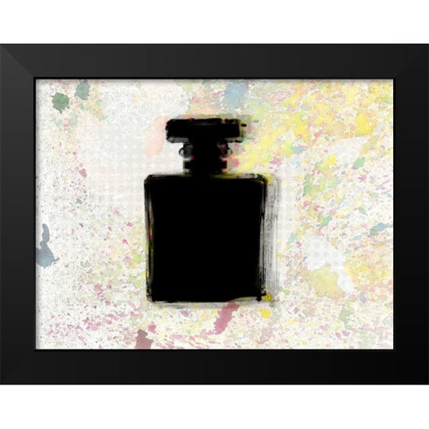 Perfume  Silhouette Black Modern Wood Framed Art Print by Allen, Kimberly