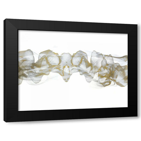 Golden Smoke Black Modern Wood Framed Art Print by Allen, Kimberly