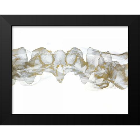 Golden Smoke Black Modern Wood Framed Art Print by Allen, Kimberly