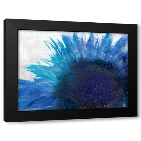 Blooming Sunflower Black Modern Wood Framed Art Print by Allen, Kimberly