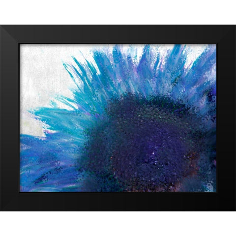 Blooming Sunflower Black Modern Wood Framed Art Print by Allen, Kimberly