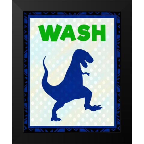 Wash Black Modern Wood Framed Art Print by Allen, Kimberly