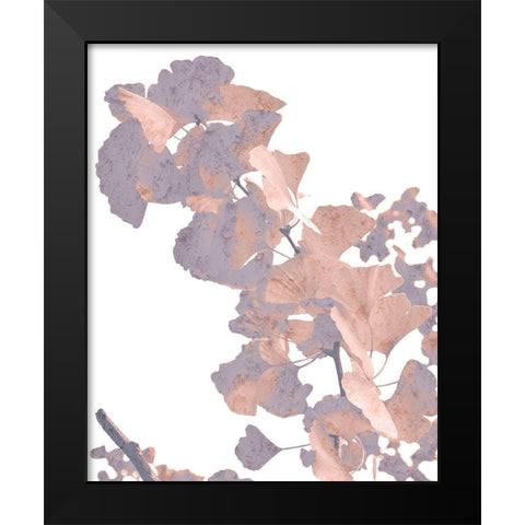 Dusk Leaves 2 Black Modern Wood Framed Art Print by Kimberly, Allen