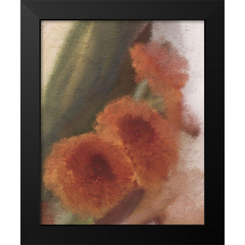 Fall Blooms 1 Black Modern Wood Framed Art Print by Kimberly, Allen