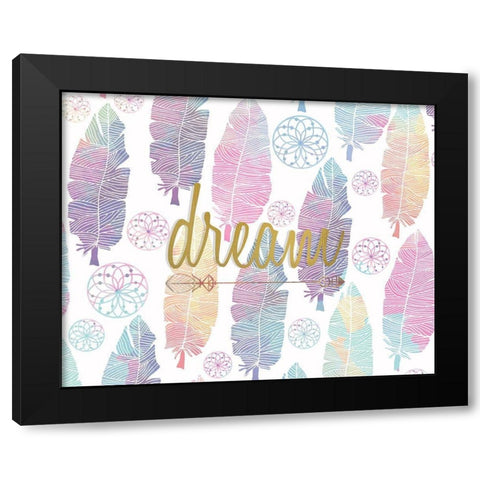 Wild Black Modern Wood Framed Art Print with Double Matting by Kimberly, Allen