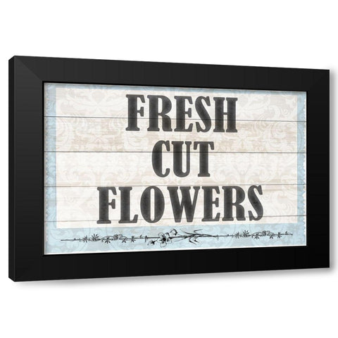 Fresh Cut Flowers Black Modern Wood Framed Art Print with Double Matting by Kimberly, Allen