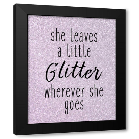 Glittler Wherever Black Modern Wood Framed Art Print with Double Matting by Allen, Kimberly