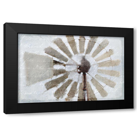 Blue Skies Black Modern Wood Framed Art Print by Kimberly, Allen