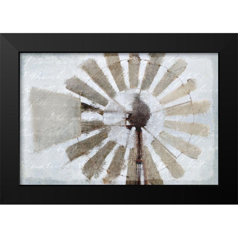 Blue Skies Black Modern Wood Framed Art Print by Kimberly, Allen