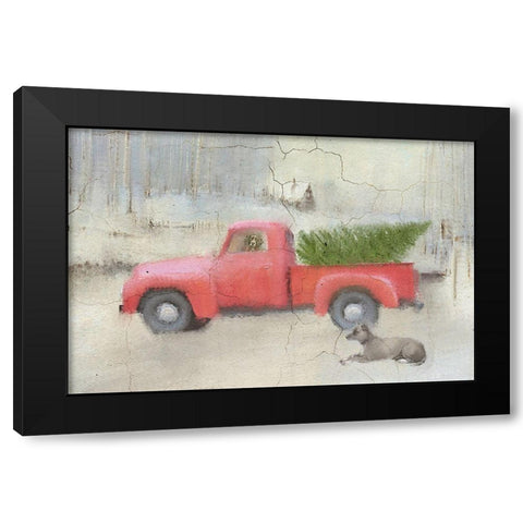Picking a Tree Black Modern Wood Framed Art Print with Double Matting by Kimberly, Allen