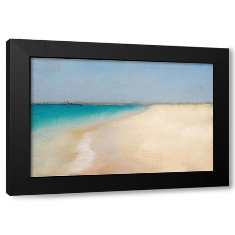 Coastal Horizon Black Modern Wood Framed Art Print with Double Matting by Kimberly, Allen