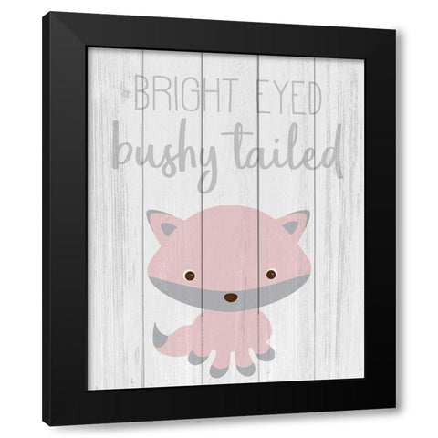Bright Eyed Black Modern Wood Framed Art Print with Double Matting by Kimberly, Allen