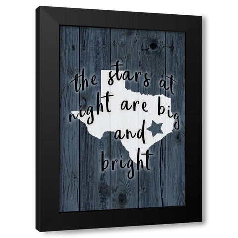 The Stars at Night Black Modern Wood Framed Art Print by Kimberly, Allen