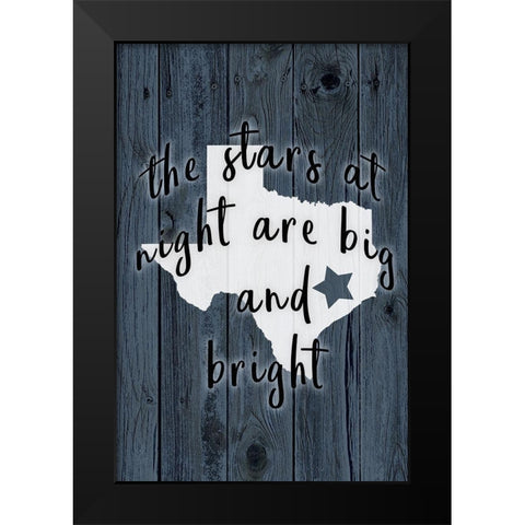 The Stars at Night Black Modern Wood Framed Art Print by Kimberly, Allen
