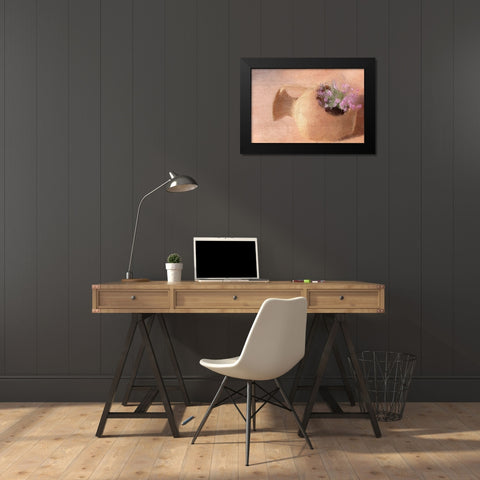 In Bloom Black Modern Wood Framed Art Print by Allen, Kimberly