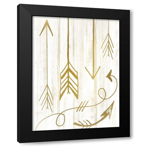 Arrow Way 1 Black Modern Wood Framed Art Print by Kimberly, Allen